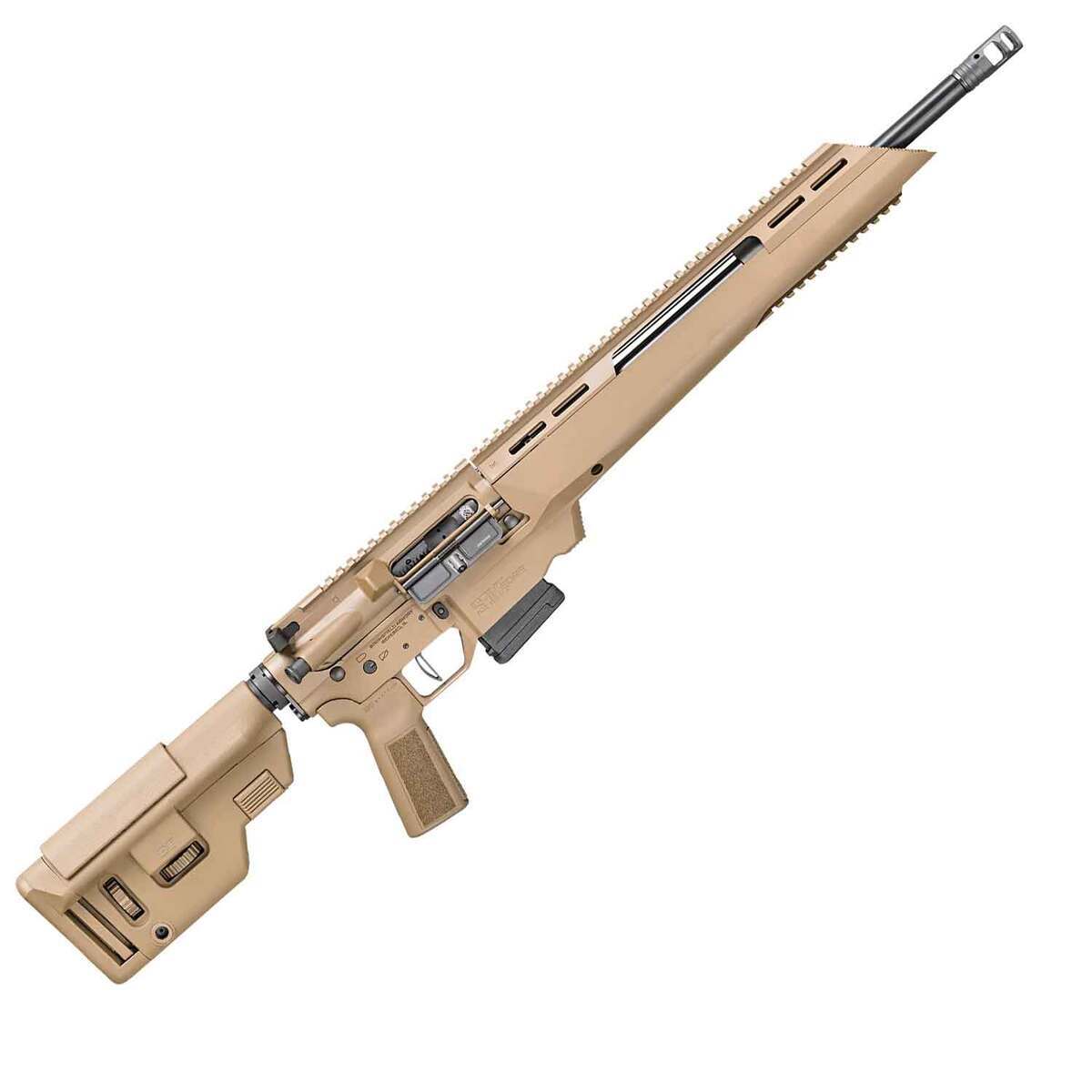 Springfield Armory Saint Edge ATC Elite 223 Wylde 18in Coyote Brown Cerakote Semi Automatic Modern Sporting Rifle - 10+1 Rounds - Tan Springfield Armory Saint Edge ATC Elite 223 Wylde 18in Coyote Brown Cerakote Semi Automatic Modern Sporting Rifle - 10+1 Rounds - Tan