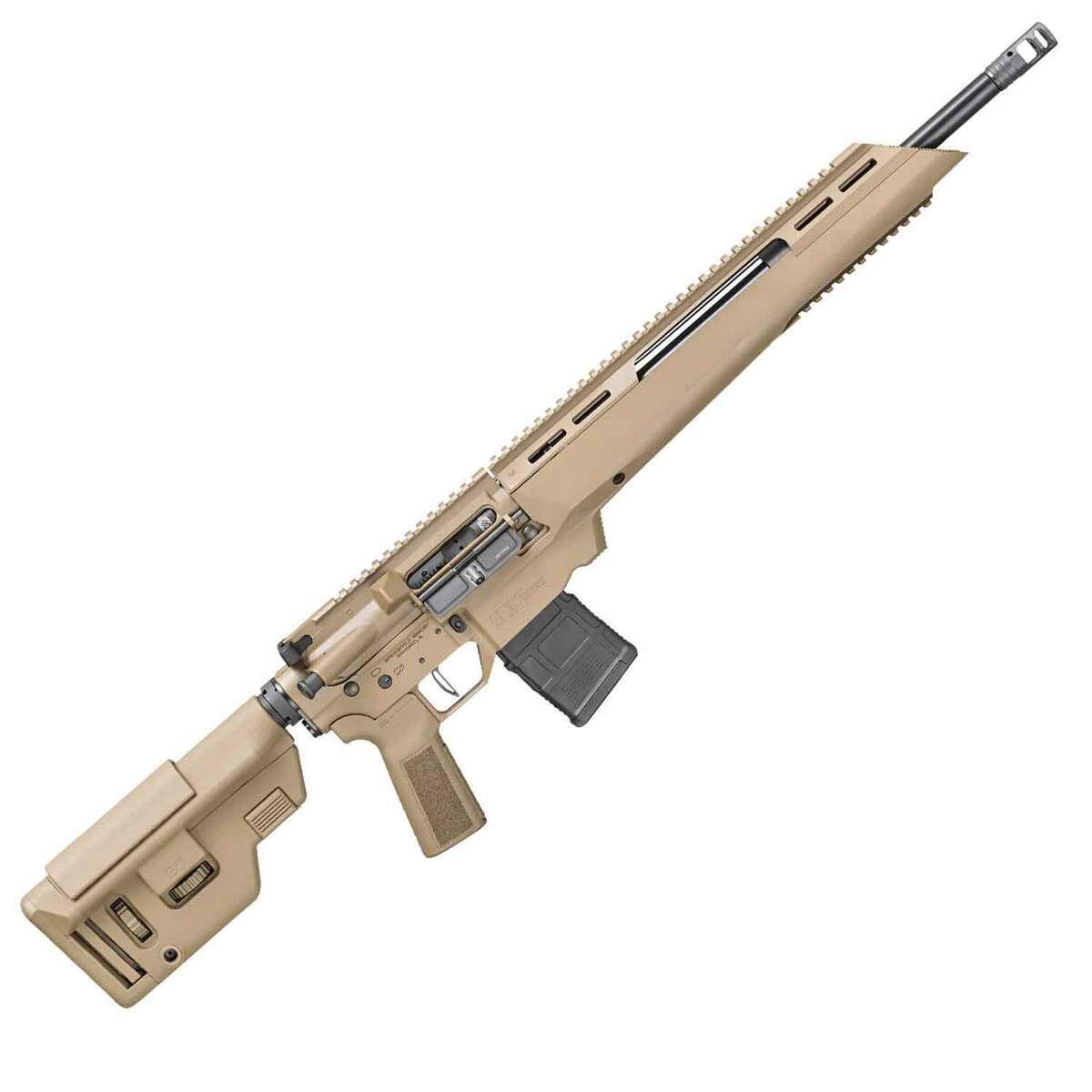 Springfield Armory Saint Edge ATC Elite 223 Wylde 18in Coyote Brown Cerakote Semi Automatic Modern Sporting Rifle - 20+1 Rounds - Tan Springfield Armory Saint Edge ATC Elite 223 Wylde 18in Coyote Brown Cerakote Semi Automatic Modern Sporting Rifle - 20+1 Rounds - Tan