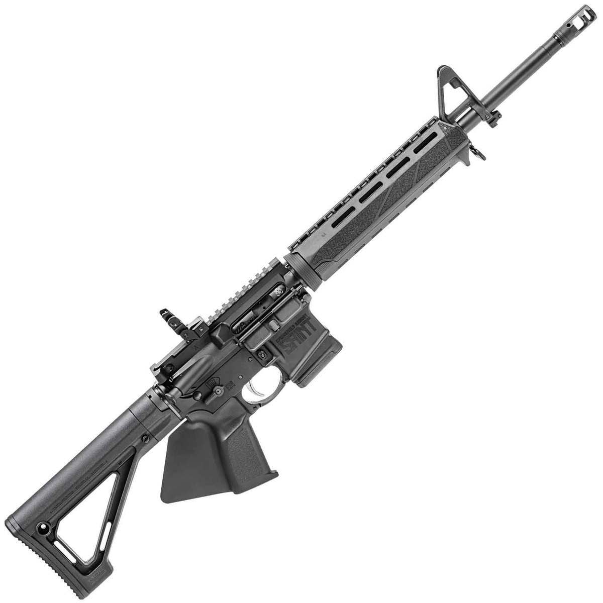 Springfield Armory Saint M-LOK 5.56mm NATO 16in Black Semi Automatic Modern Sporting Rifle - 10+1 Rounds - Black Springfield Armory Saint M-LOK 5.56mm NATO 16in Black Semi Automatic Modern Sporting Rifle - 10+1 Rounds - Black
