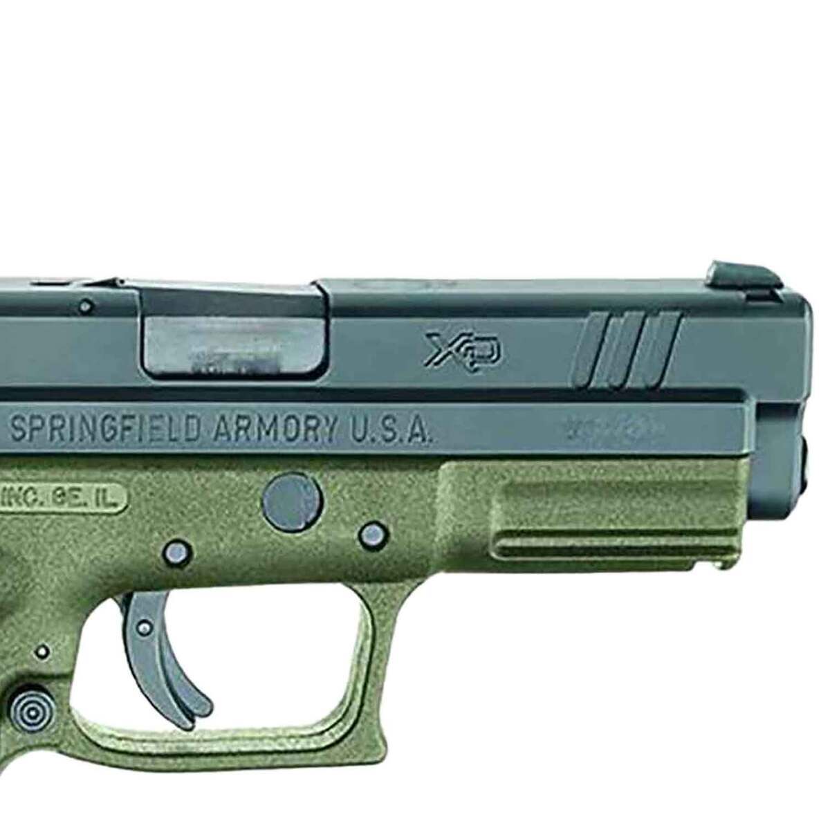 Springfield Armory X-Treme Duty 9mm Luger 4in Green Pistol - 10+1 Rounds - Green Springfield Armory X-Treme Duty 9mm Luger 4in Green Pistol - 10+1 Rounds - Green