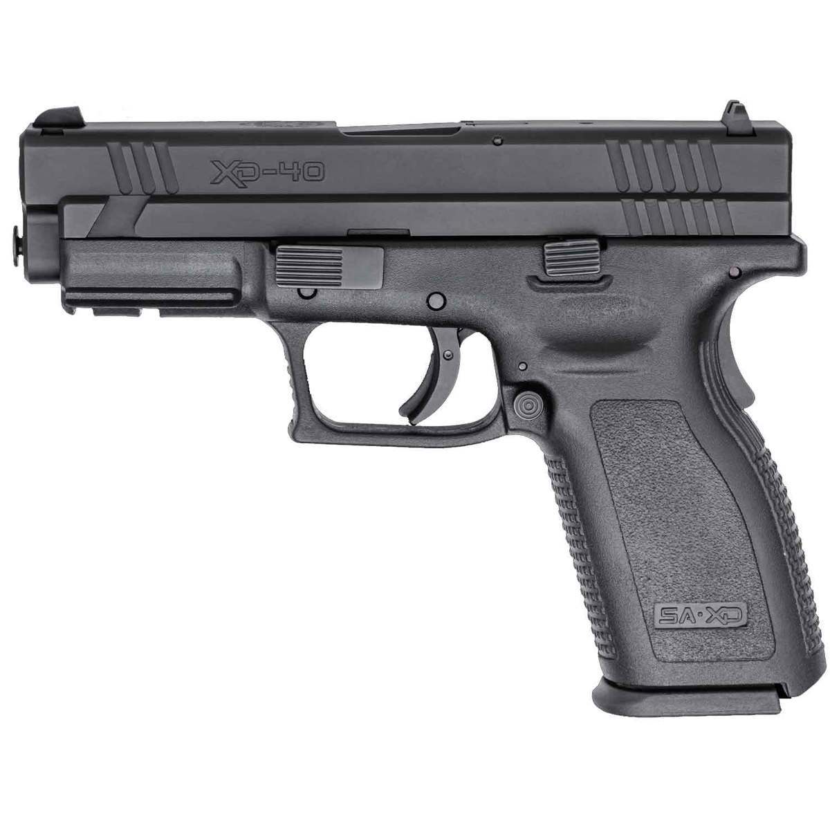 Springfield Armory XD 40 S&W 4in Black Pistol - 10+1 Rounds - California Compliant Springfield Armory XD 40 S&W 4in Black Pistol - 10+1 Rounds - California Compliant