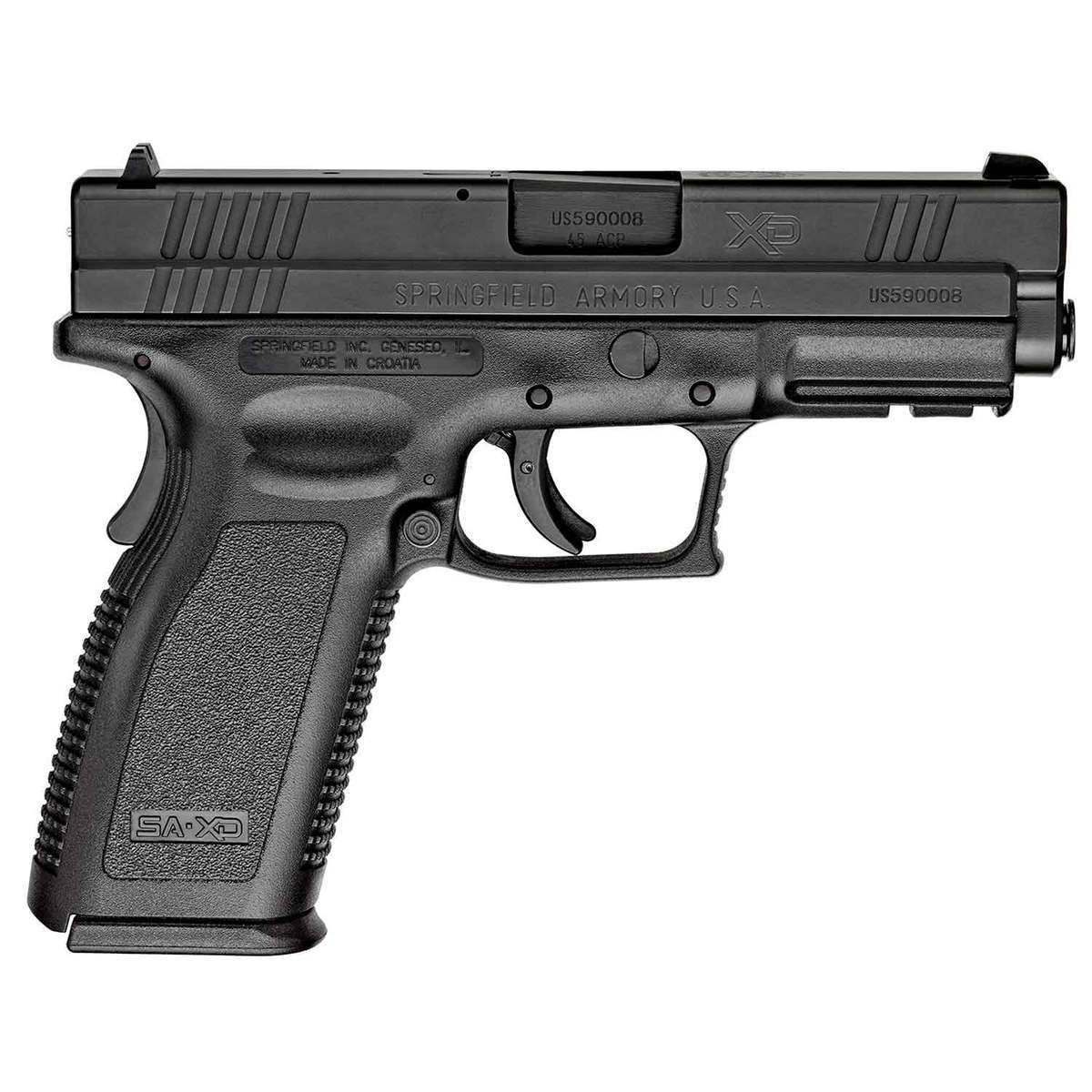 Springfield Armory XD 45 Auto (ACP) 4in Black Pistol 10+1 Rounds