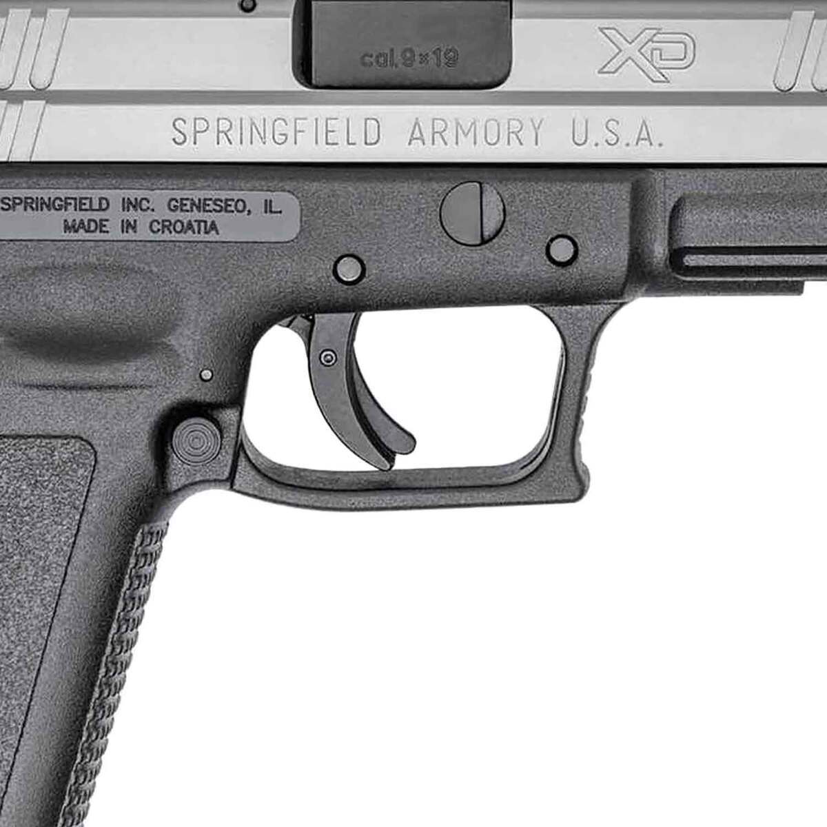 Springfield Armory XD 9mm Luger 4in Black/Stainless Pistol - 10+1 Rounds - Black Springfield Armory XD 9mm Luger 4in Black/Stainless Pistol - 10+1 Rounds - Black