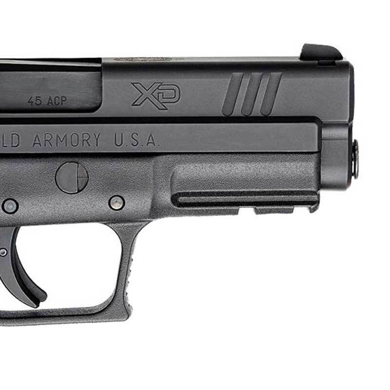 Springfield Armory XD Compact 45 Auto (ACP) 4in Blued Pistol - 10+1 Rounds - California Compliant - Black Springfield Armory XD Compact 45 Auto (ACP) 4in Blued Pistol - 10+1 Rounds - California Compliant - Black