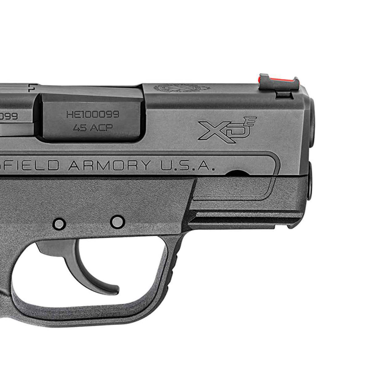 Springfield Armory XD-E 45 Auto (ACP) 3.3in Black Pistol - 7+1 Rounds Springfield Armory XD-E 45 Auto (ACP) 3.3in Black Pistol - 7+1 Rounds