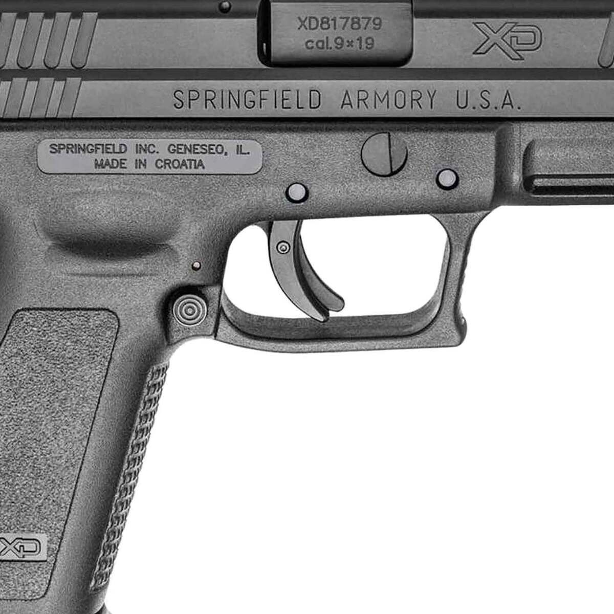 Springfield Armory XD Full Size 9mm Luger 4in Black Pistol - 10+1 Rounds - Black Springfield Armory XD Full Size 9mm Luger 4in Black Pistol - 10+1 Rounds - Black