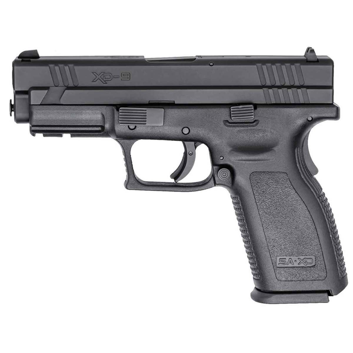 Springfield Armory XD 9mm Luger 4in Melonite Black Pistol - 16+1 Rounds - Black Springfield Armory XD 9mm Luger 4in Melonite Black Pistol - 16+1 Rounds - Black
