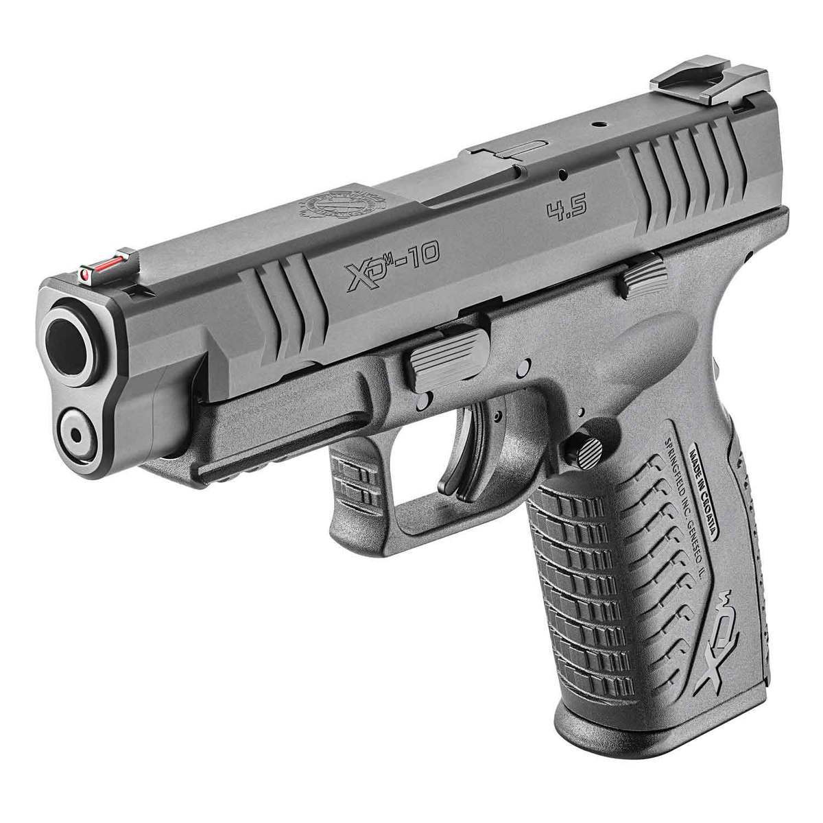 Springfield Armory Xd M 10mm Auto 4 5in Black Pistol 15 1 Rounds Sportsman S Warehouse