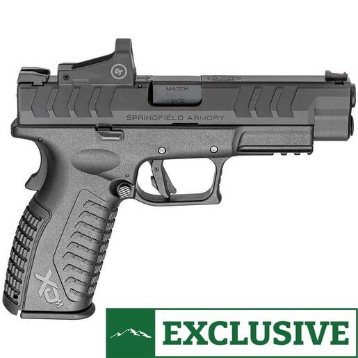 Springfield Armory XD-M Elite Defender with Crimson Trace 1500 Red Dot Sight 9mm Luger 4.5in Black Pistol – 19+1 Rounds – Black Fullsize
