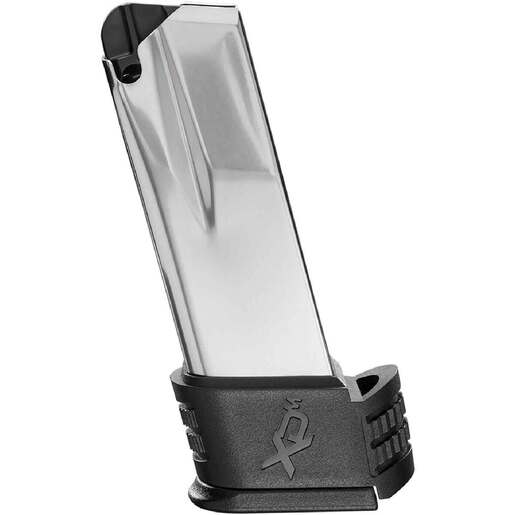 Springfield Armory XD-M Elite Compact Extended 10mm Handgun Magazine with Sleeve #2 – 15 Rounds – Silver