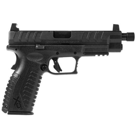Springfield Armory XD-M Elite Tactical OSP 9mm Luger 4.5in Melonite Black Pistol - 10+1 Rounds - Black Fullsize - Springfield Armory