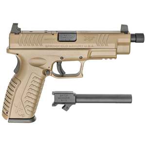 Springfield Armory XD-M OSP 9mm Luger 4.5in FDE Pistol - 10+1 Rounds