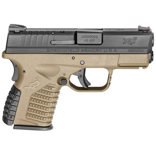 Springfield Armory XDS 45 Auto (ACP) 3.3in Black Melonite Pistol - 5+1 Rounds - Tan image