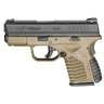 Springfield Armory XDS 45 Auto (ACP) 3.3in Black Melonite Pistol - 5+1 Rounds - Tan