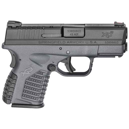 Springfield Armory XDS 45 Auto (ACP) 3.3in Black Melonite Pistol - 5+1 Rounds - Gray image