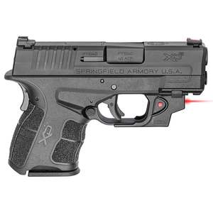 Springfield Armory XD-S MOD.2 w/Tritium Front Sights and Black Polymer / Viridian Red Laser Grips 45 Auto (ACP) 3.3in Black Pistol - 6+1 Rounds