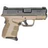 Springfield Armory XD-S MOD.2 9mm Luger 3.3in Black/FDE Pistol - 9+1 Rounds - Tan
