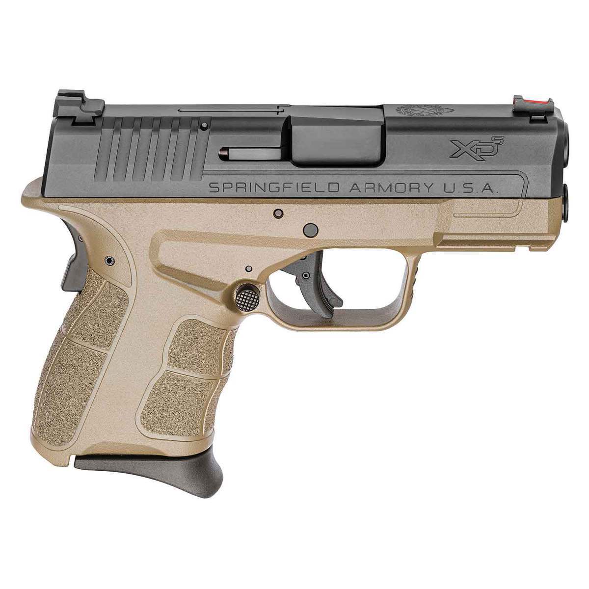 Springfield Armory XD-S MOD.2 Fiber Optics Sights 45 Auto (ACP) 3.3in Black/FDE Pistol - 5+1 Rounds - Flat Dark Earth Springfield Armory XD-S MOD.2 Fiber Optics Sights 45 Auto (ACP) 3.3in Black/FDE Pistol - 5+1 Rounds - Flat Dark Earth