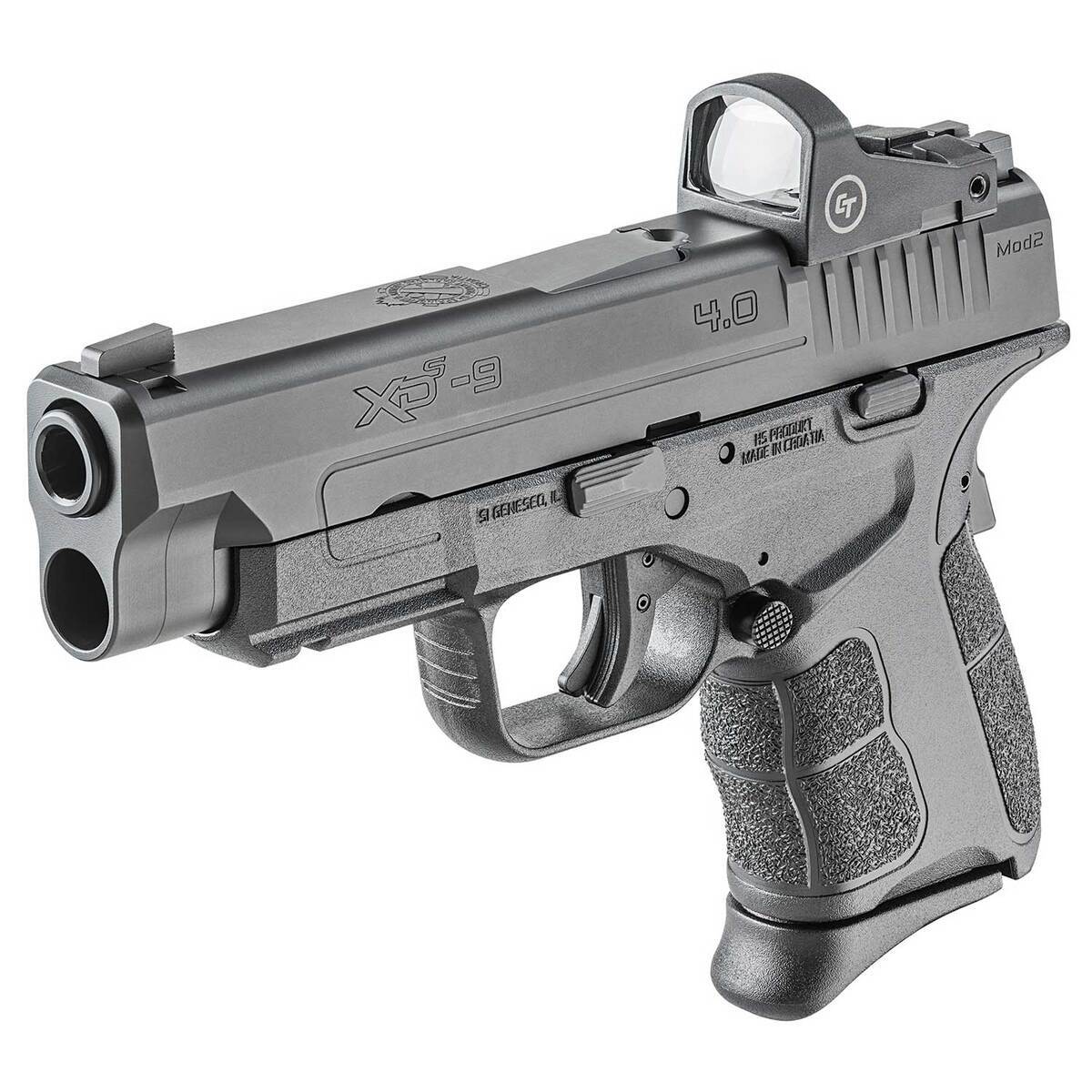 Springfield Armory XD-S Mod.2 OSP Crimson Trace Red Dot 9mm Luger 4in Pistol - 9+1 Rounds - Black Springfield Armory XD-S Mod.2 OSP Crimson Trace Red Dot 9mm Luger 4in Pistol - 9+1 Rounds - Black