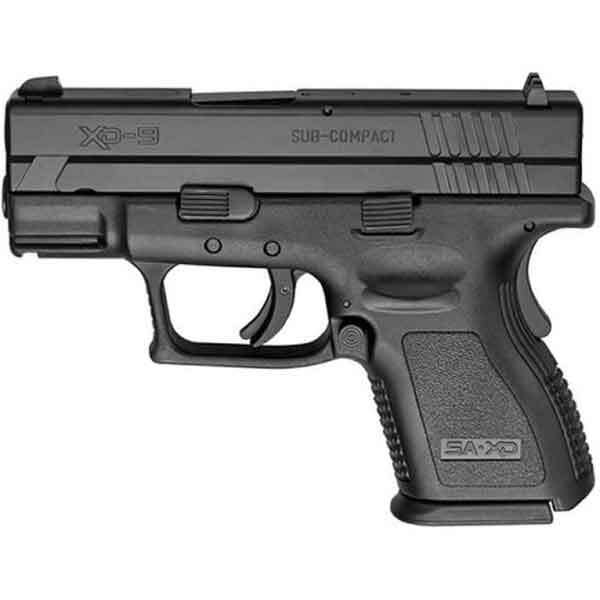 Springfield Armory XD Sub-Compact 9mm Luger 3in Black Pistol - 10+1 Rounds Springfield Armory XD Sub-Compact 9mm Luger 3in Black Pistol - 10+1 Rounds