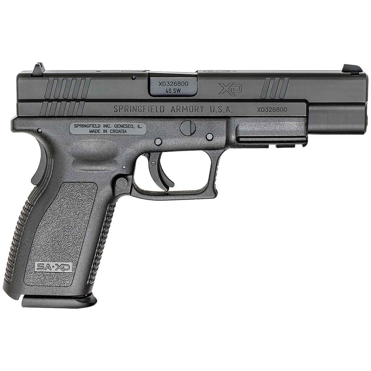 Springfield Armory XD Tactical 40 S&W 5in Black Pistol - 10+1 Rounds Springfield Armory XD Tactical 40 S&W 5in Black Pistol - 10+1 Rounds