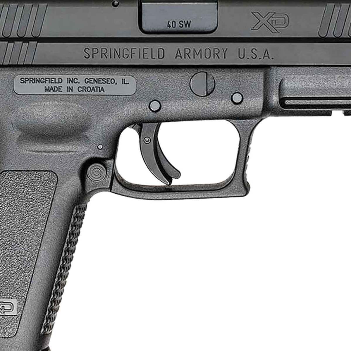 Springfield Armory XD Tactical 40 S&W 5in Black Pistol - 10+1 Rounds - Black Springfield Armory XD Tactical 40 S&W 5in Black Pistol - 10+1 Rounds - Black