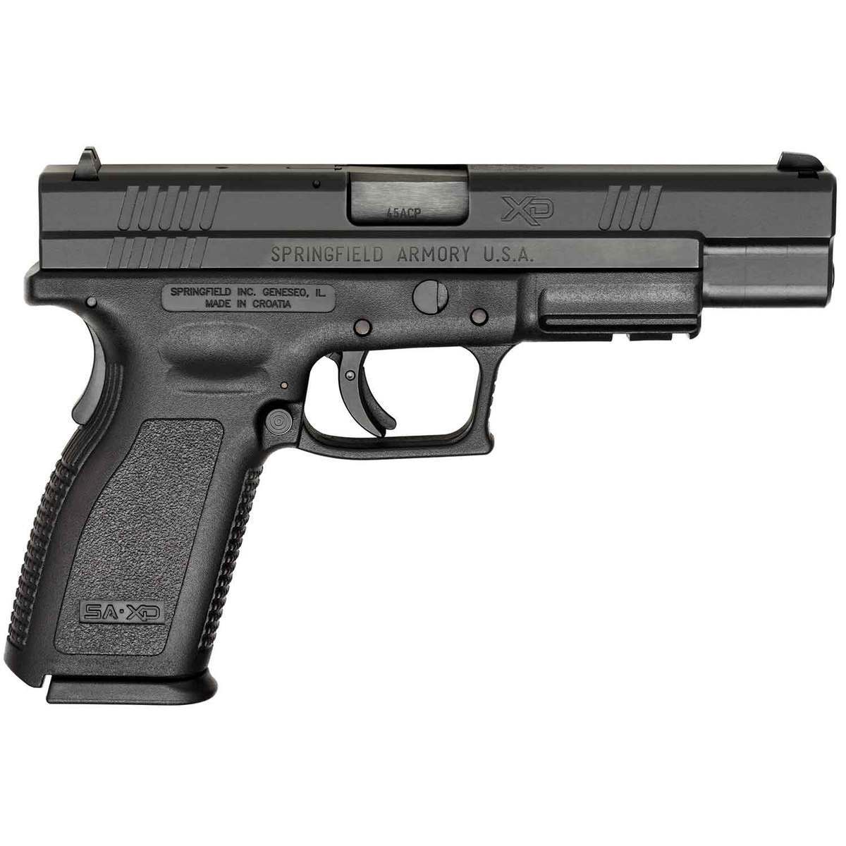 Springfield Armory XD Tactical 45 Auto (ACP) 5in Black Pistol - 10+1 Rounds - Black Springfield Armory XD Tactical 45 Auto (ACP) 5in Black Pistol - 10+1 Rounds - Black