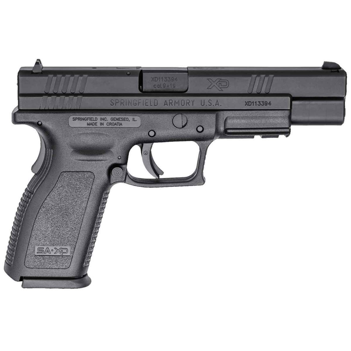 Springfield Armory XD Tactical 9mm Luger 5in Black Pistol - 10+1 Rounds - Black Springfield Armory XD Tactical 9mm Luger 5in Black Pistol - 10+1 Rounds - Black