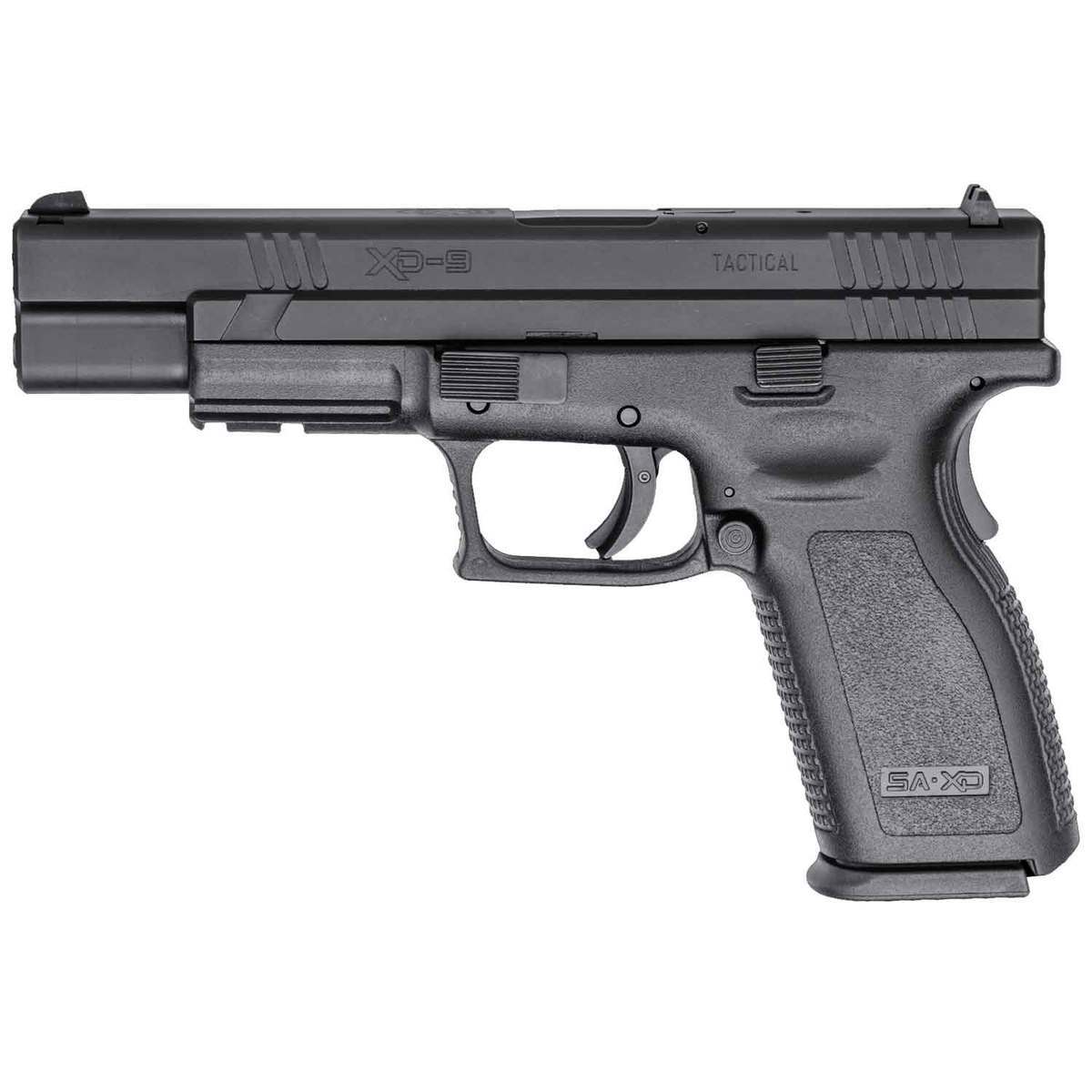 Springfield Armory XD Tactical 9mm Luger 5in Black Pistol - 10+1 Rounds - Black Springfield Armory XD Tactical 9mm Luger 5in Black Pistol - 10+1 Rounds - Black