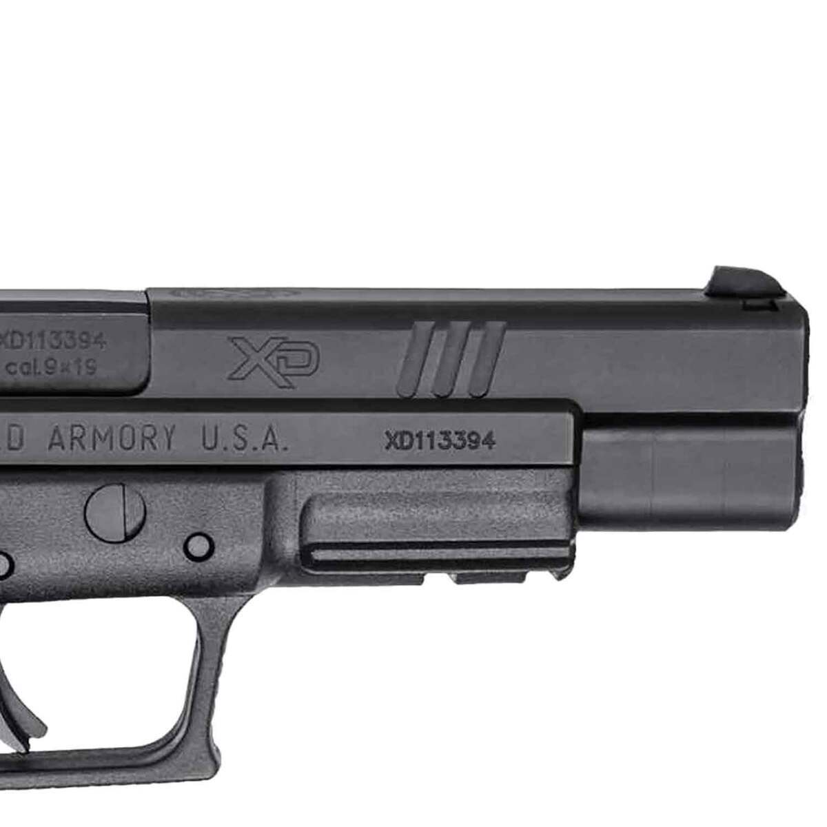 Springfield Armory XD Tactical 9mm Luger 5in Black Pistol - 10+1 Rounds - Black Springfield Armory XD Tactical 9mm Luger 5in Black Pistol - 10+1 Rounds - Black