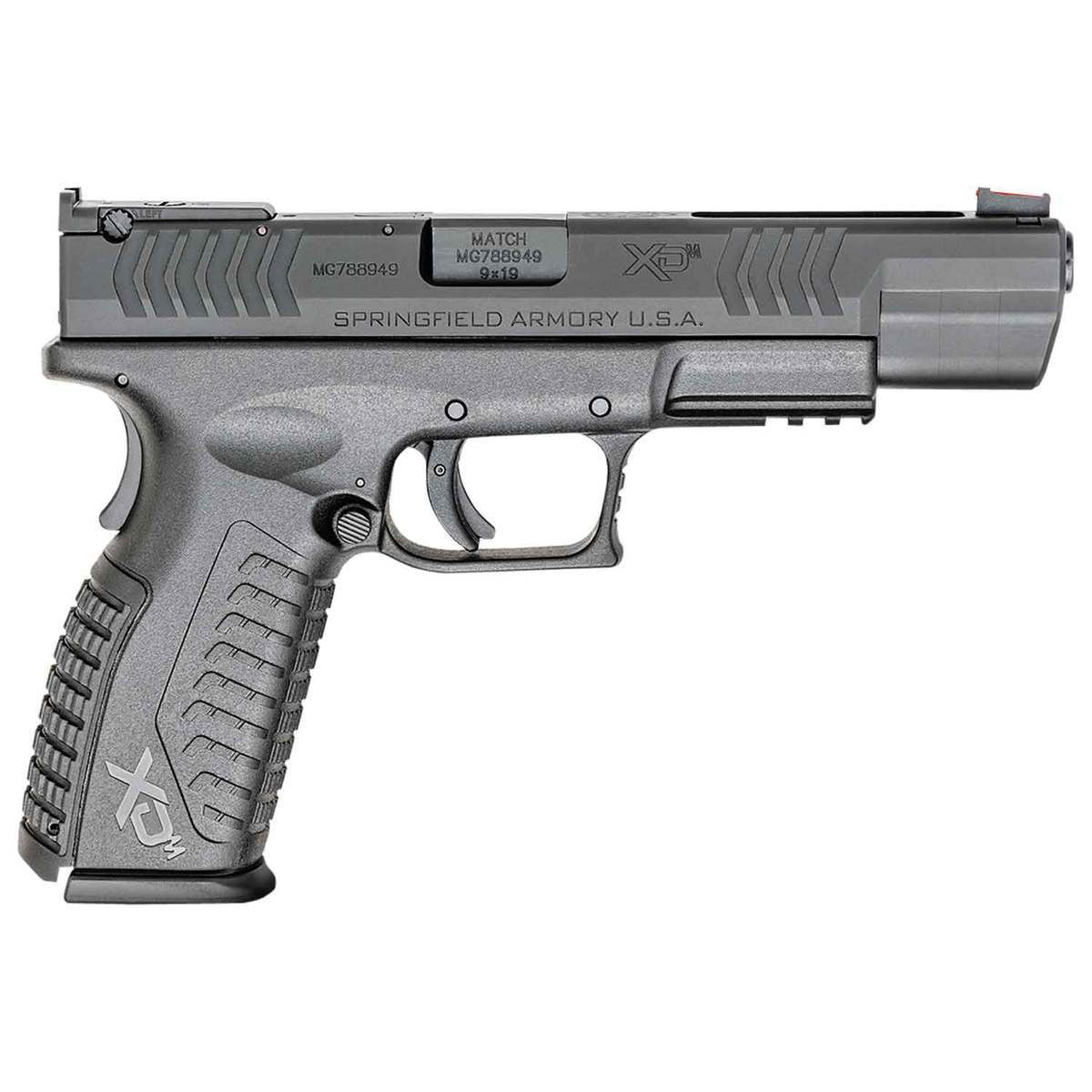 Springfield Armory XDM Competition 9mm Luger 5.25in Black Melonite Pistol - 10+1 Rounds - Black Springfield Armory XDM Competition 9mm Luger 5.25in Black Melonite Pistol - 10+1 Rounds - Black