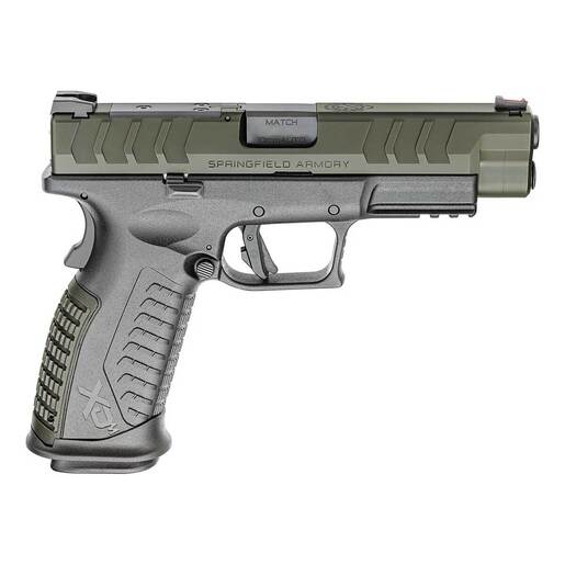Springfield Armory XD-M Elite Sling Package 10mm Auto 4.5in OD Green Pistol - 16+1 Rounds - Green - Springfield Armory