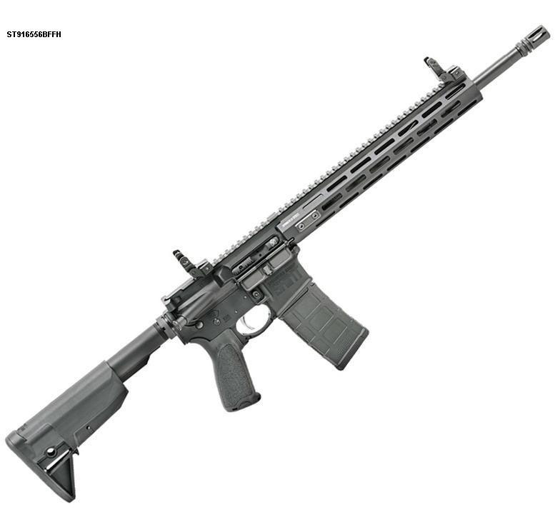 Springfield Saint 5.56mm NATO 16in Black Semi Automatic Modern Sporting Rifle - 10+1 - Black Springfield Saint 5.56mm NATO 16in Black Semi Automatic Modern Sporting Rifle - 10+1 - Black