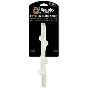 Spunky Pup Fetch & Glow Stick - White