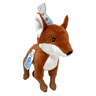 Spunky Pup Recycled PETE Fox Dog Toy - Small - Brown