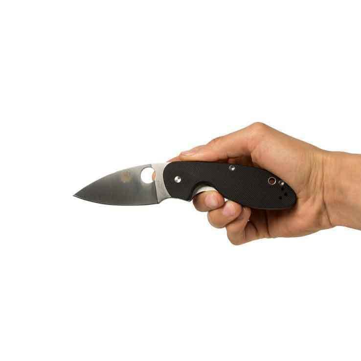 Spyderco Efficient 2.98 inch Folding Knife - Black Spyderco Efficient 2.98 inch Folding Knife - Black