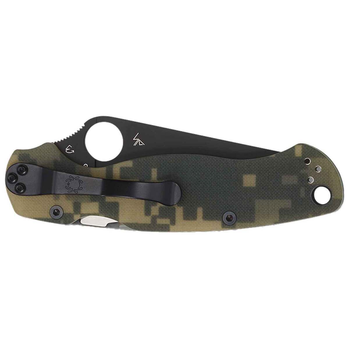 Spyderco Para Military 2 3.45 inch Folding Knife - Camo - U.S. Army ARPAT Camo Spyderco Para Military 2 3.45 inch Folding Knife - Camo - U.S. Army ARPAT Camo