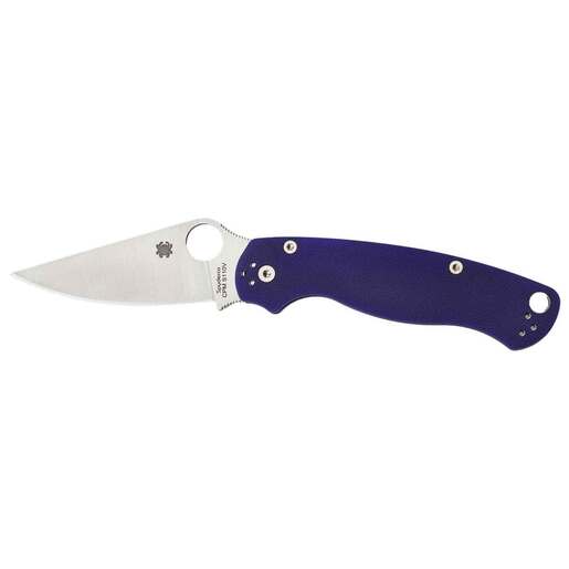 Spyderco Para Military 2 3.45 inch Folding Knife – Dark Blue – Dark Blue