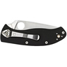 Spyderco Tenacious 3.39 inch Folding Knife - Black, Plain - Black