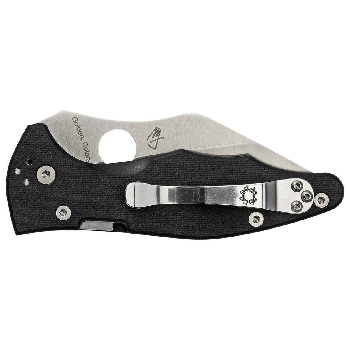 Spyderco Yojimbo 2 3.2 inch Folding Knife - Black - Black Spyderco Yojimbo 2 3.2 inch Folding Knife - Black - Black