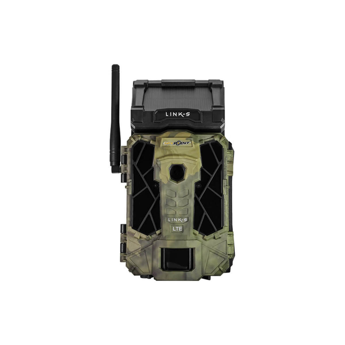 Spypoint Link-S Solar Cellular Nationwide Trail Camera - Camo - Camouflage 3.8in Wide x 6.9in High x 3.9in Deep Spypoint Link-S Solar Cellular Nationwide Trail Camera - Camo - Camouflage 3.8in Wide x 6.9in High x 3.9in Deep
