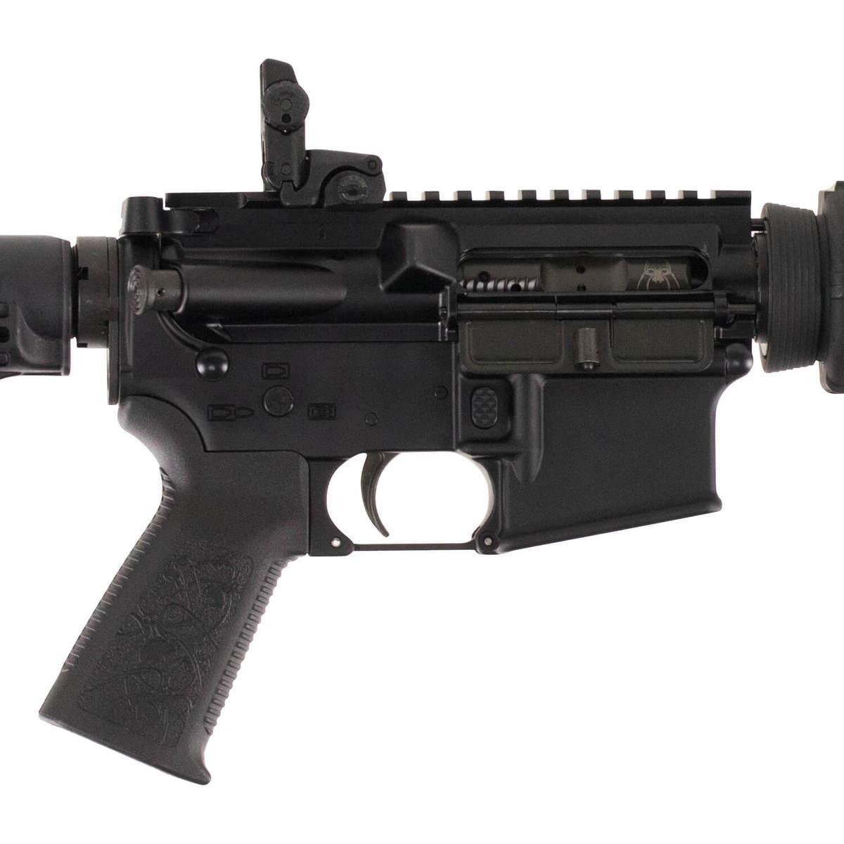 Spikes Tactical ST-15 M4 LE 5.56mm NATO 16in Black Anodized Semi Automatic Modern Sporting Rifle - No Magazine - Black Spikes Tactical ST-15 M4 LE 5.56mm NATO 16in Black Anodized Semi Automatic Modern Sporting Rifle - No Magazine - Black