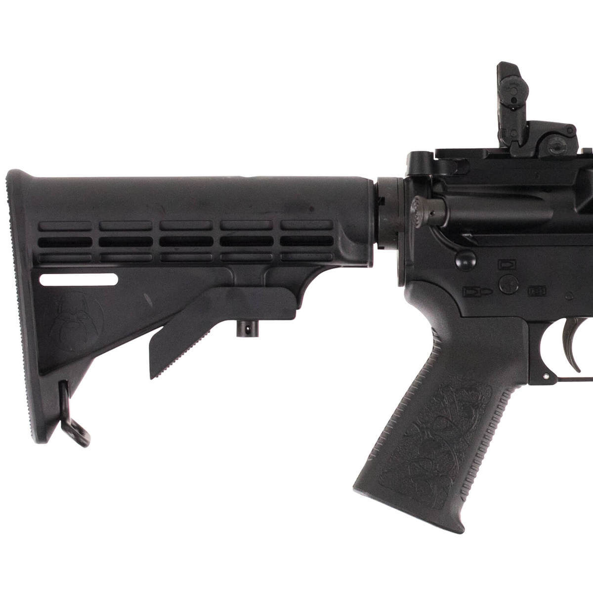 Spikes Tactical ST-15 M4 LE 5.56mm NATO 16in Black Anodized Semi Automatic Modern Sporting Rifle - No Magazine - Black Spikes Tactical ST-15 M4 LE 5.56mm NATO 16in Black Anodized Semi Automatic Modern Sporting Rifle - No Magazine - Black