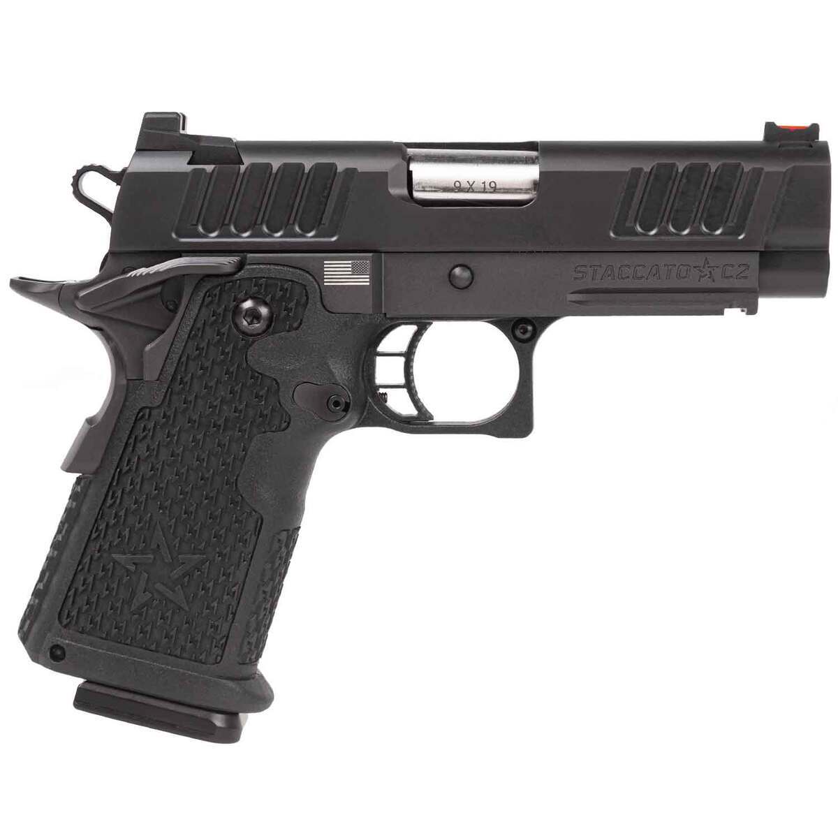 Staccato C2 9mm Luger 3.9in Black Pistol - 16+1 Rounds - Black Staccato C2 9mm Luger 3.9in Black Pistol - 16+1 Rounds - Black