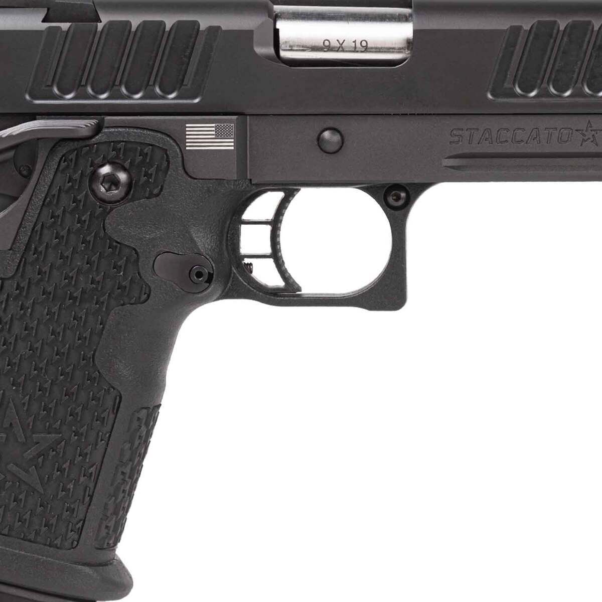 Staccato C2 9mm Luger 3.9in Black Pistol - 16+1 Rounds - Black Staccato C2 9mm Luger 3.9in Black Pistol - 16+1 Rounds - Black