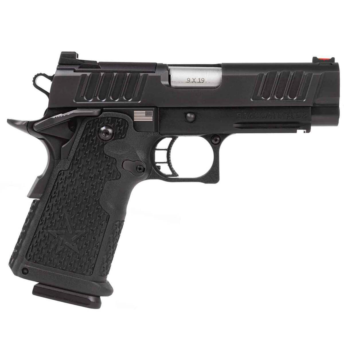 Staccato C2 DPO 9mm Luger 3.9in Black Pistol - 16+1 Rounds - Black Staccato C2 DPO 9mm Luger 3.9in Black Pistol - 16+1 Rounds - Black