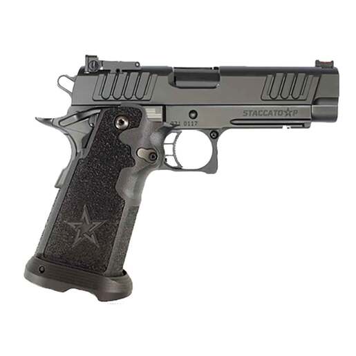 Staccato P 9mm Luger 4.4in Billet Stainless Steel Pistol - 20+1 - Black - Staccato