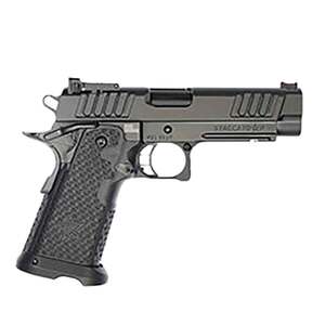 Staccato P 9mm Luger 4.4in Billet Steel Diamond Like Carbon Pistol - 20+1 Rounds