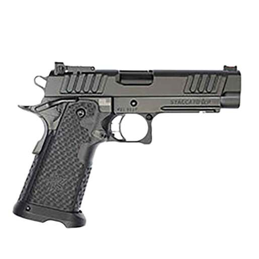 Staccato P 9mm Luger 4.4in Billet Steel Diamond Like Carbon Pistol - 20+1 Rounds - Black - Staccato