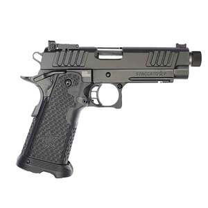 Staccato P 9mm Luger 4.4in Billet Steel Stainless Threaded Pistol - 20+1 Rounds